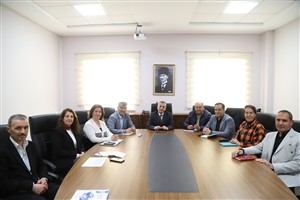ASÜ’de Daire Başkanlarıyla  Aylık İstişare Toplantısı Yapıldı