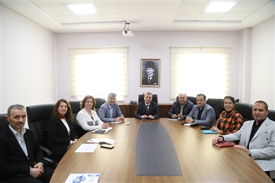 ASÜ’de Daire Başkanlarıyla  Aylık İstişare Toplantısı Yapıldı